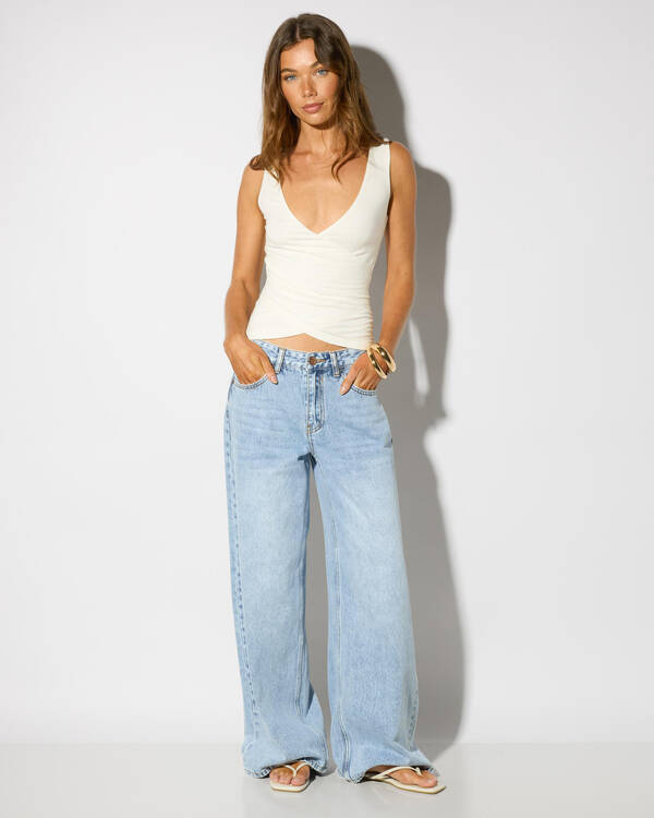 DESU Soho Wide Leg Jeans for Womens