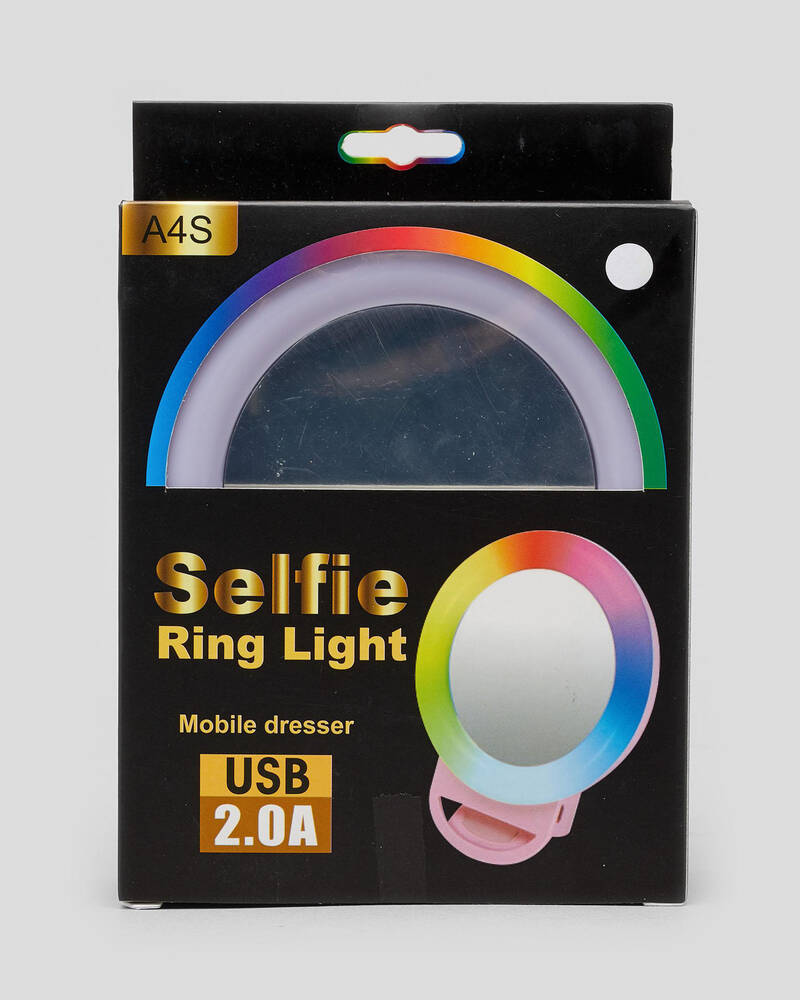 Get It Now Rainbow Selfie Ring Light for Unisex