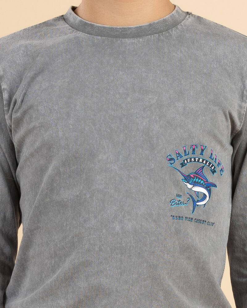 Salty Life Boys' Struggle Long Sleeve T-Shirt for Mens