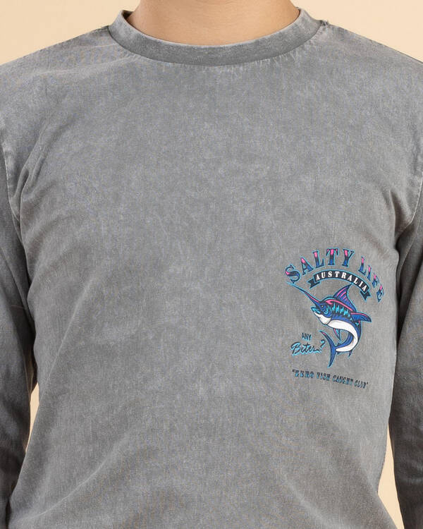 Salty Life Boys' Struggle Long Sleeve T-Shirt for Mens