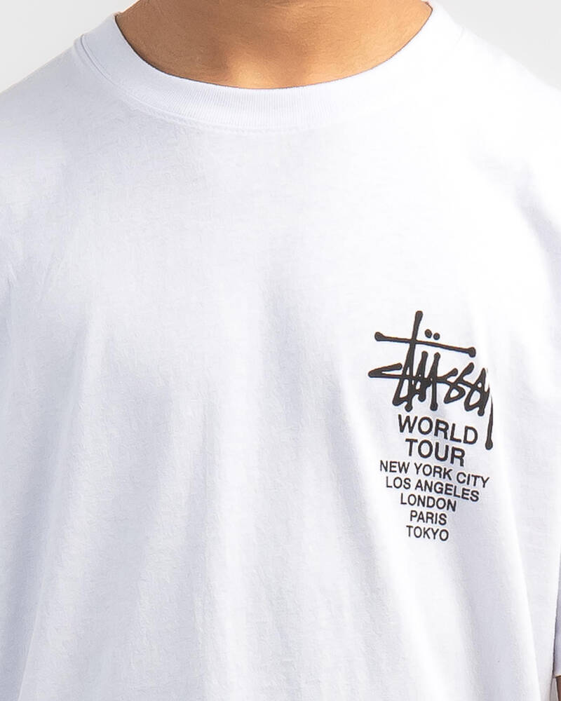 Stussy Solid World Tour T-Shirt for Mens