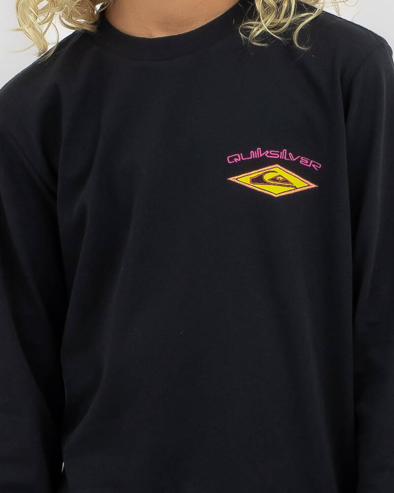 Quiksilver Boys' Diamond Long Sleeve T-Shirt for Mens