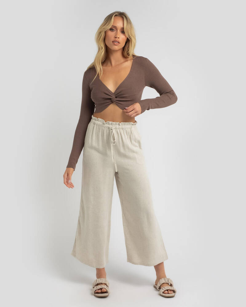Yours Truly Brielle Beach Pants for Womens