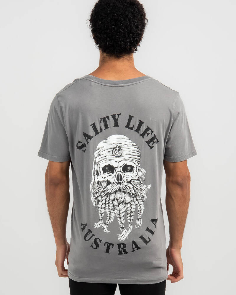 Salty Life Pirate T-Shirt for Mens