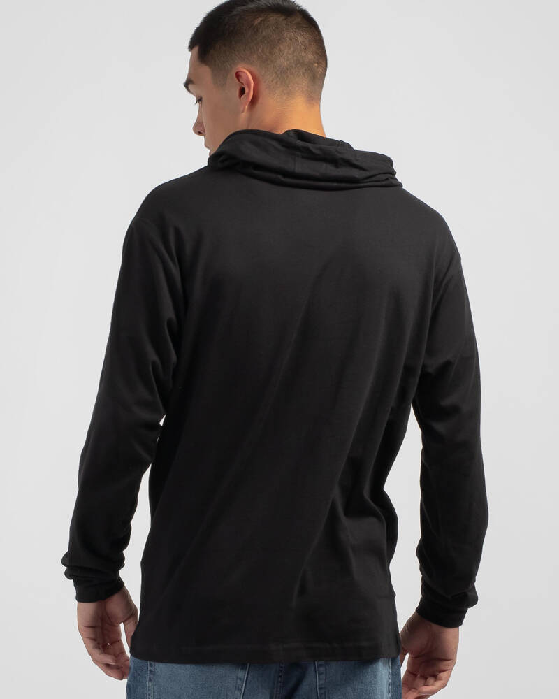 Cat UPF Hooded Long Sleeve T-Shirt for Mens