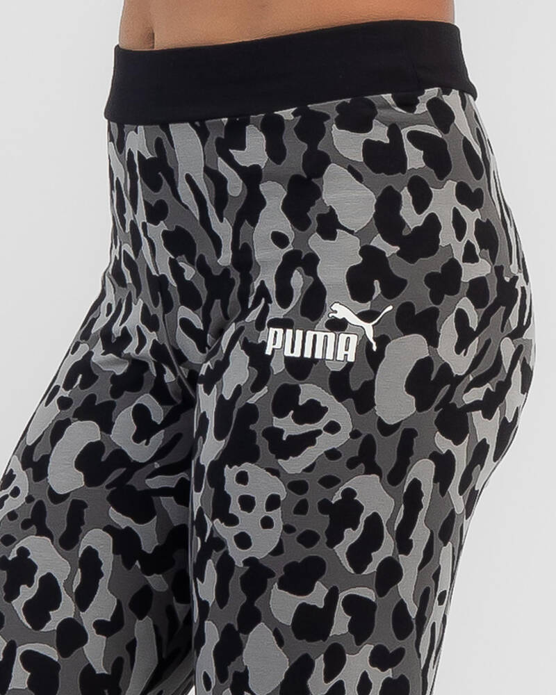 Puma Girls' Alpha AOP Leggings for Womens