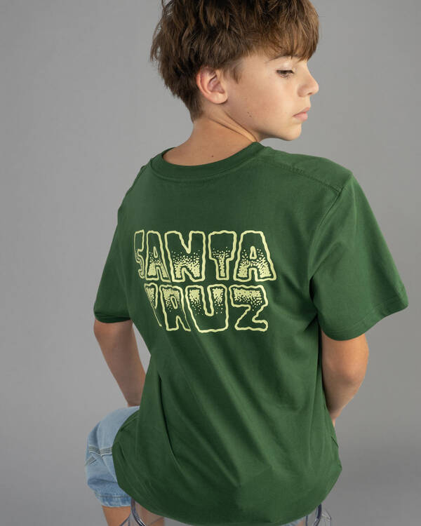 Santa Cruz Boys' Multi Cruz Stack Centre T-Shirt for Mens