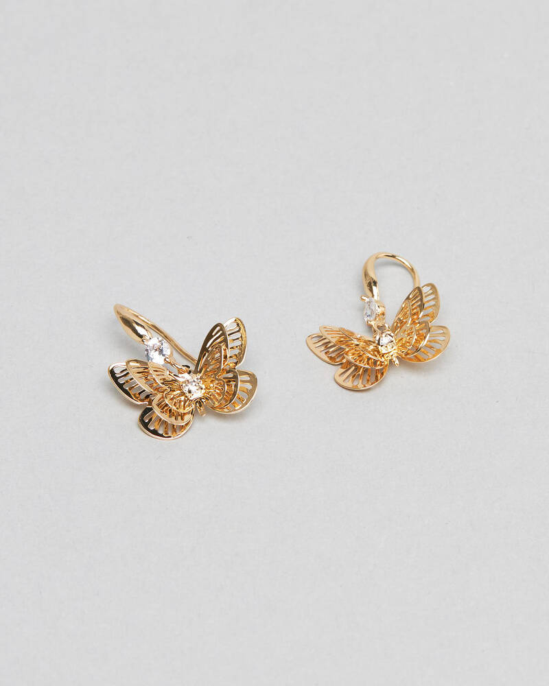 Karyn In LA Mila Butterfly Earrings for Womens