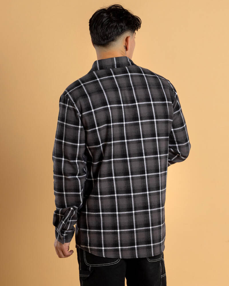 Jacks Ample Long Sleeve Flannel Hooded Shirt for Mens