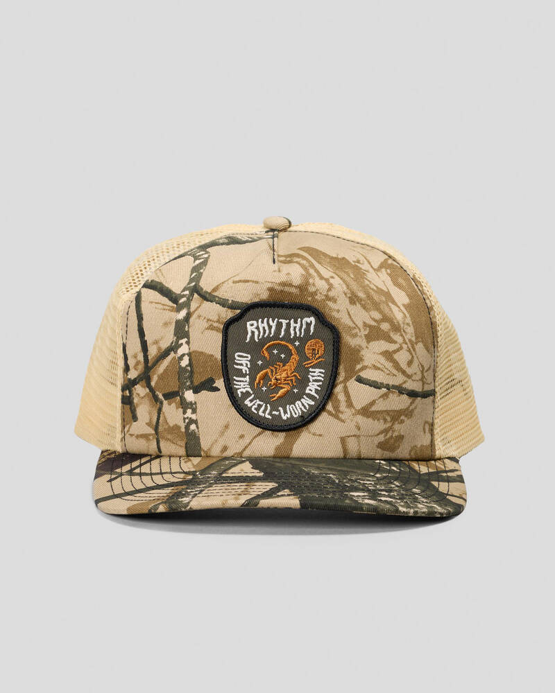 Rhythm Camo Trucker Cap for Mens