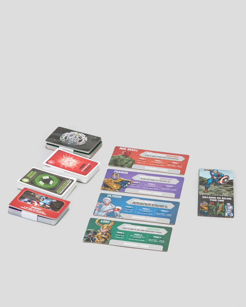Get It Now Disney Marvel Selfish Card Game for Unisex