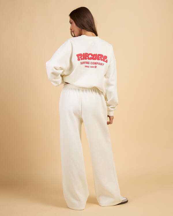 Rip Curl Surf Puff Wide Leg Trackpants for Womens