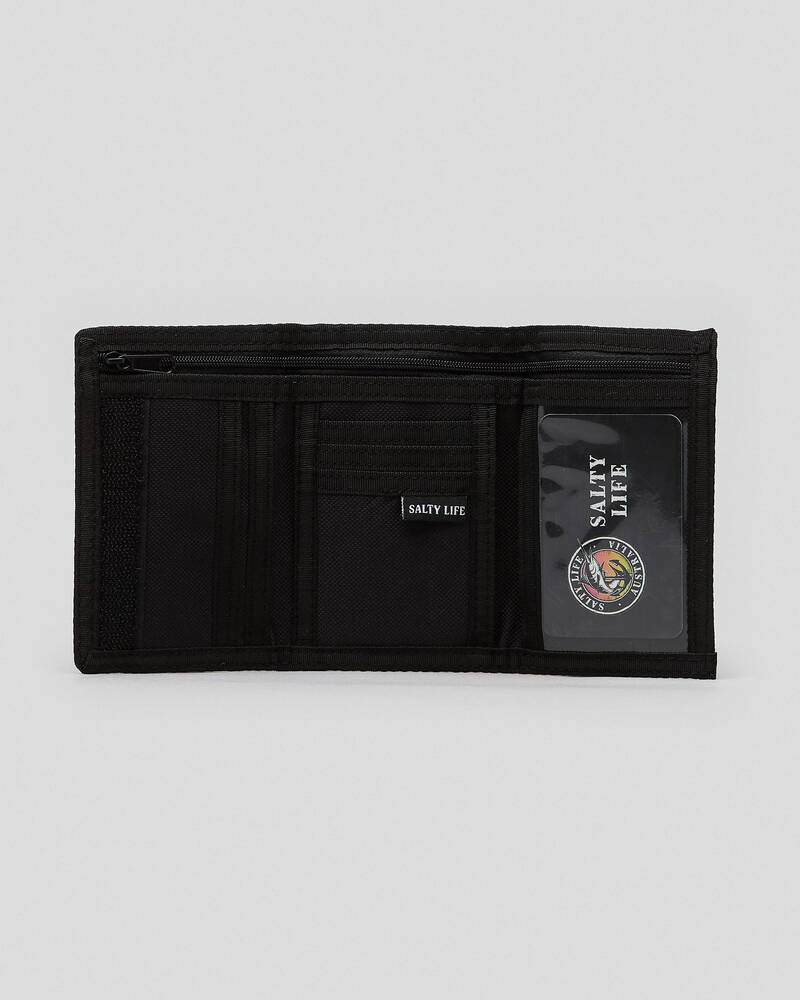Salty Life Hooked Trifold Wallet for Mens