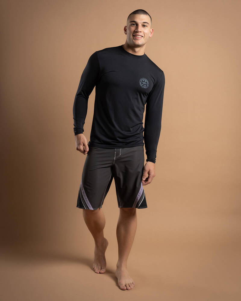 Billabong Big Wave Daz Long Sleeve Rash Vest for Mens