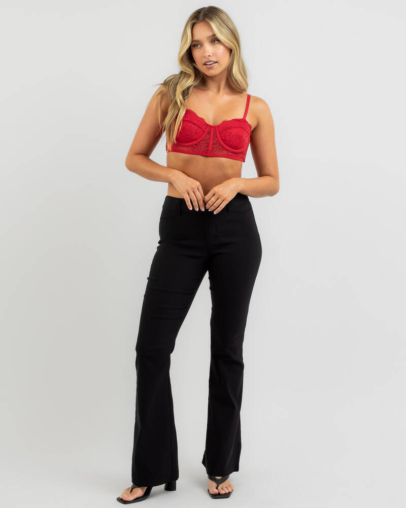 Ava And Ever Waldorf Lace Crop Top for Womens