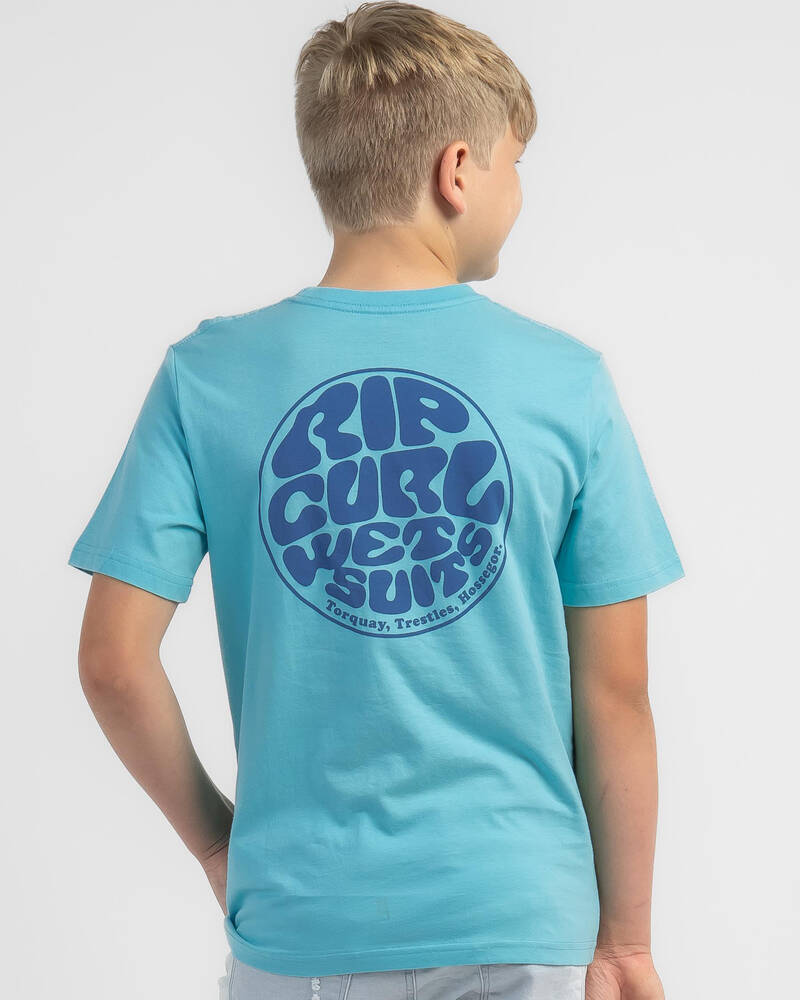 Rip Curl Boys' Wetsuit Icon Logo T-Shirt for Mens