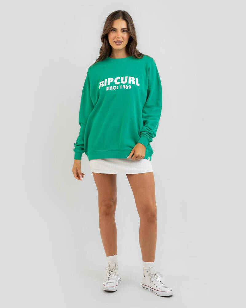 Rip Curl Icons of Surf Crewneck Sweatshirt for Womens