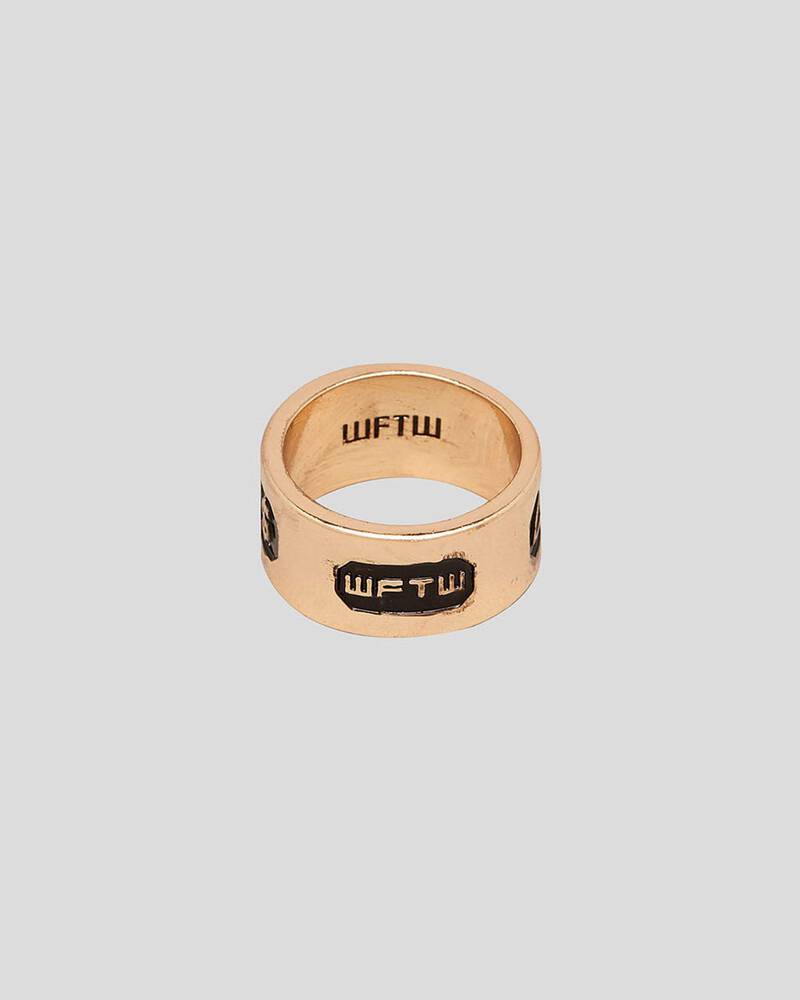 WFTW Triple Symbol Band Ring for Mens