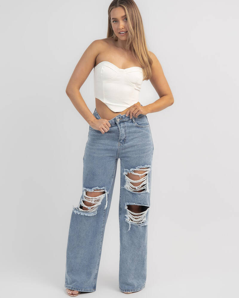 Luvalot Day Trip Corset Top for Womens