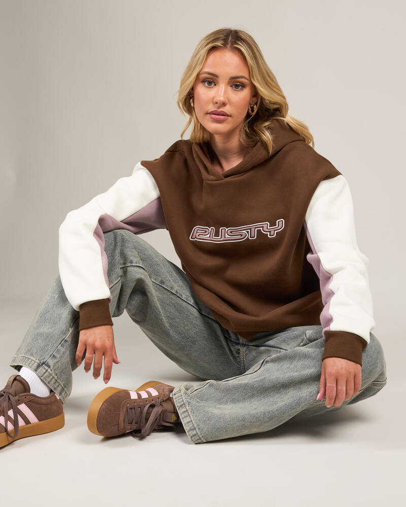 Rusty Neopole Panelled Hoodie for Womens