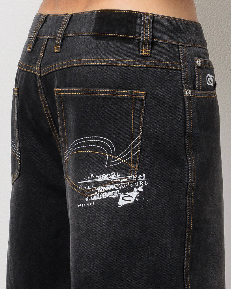 Rip Curl Inner Visions Denim Walk Shorts for Mens