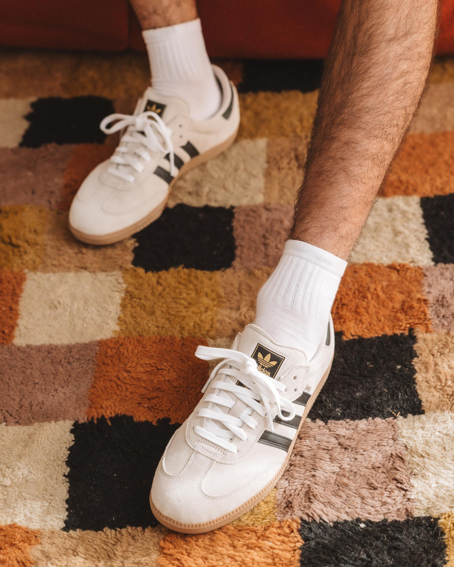 Shop adidas Samba ADV Shoes In Alumina/core Black/gum4 - Fast