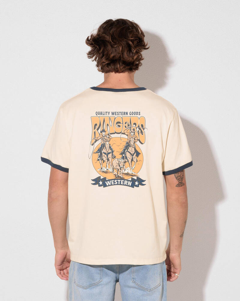 Ringers Western Dust N Ropes Ringer T-Shirt for Mens