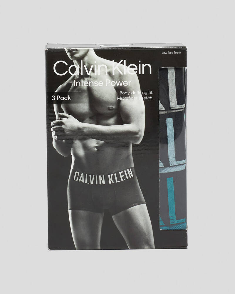 Calvin Klein Intense Power Micro Low Rise Trunk 3 Pack for Mens