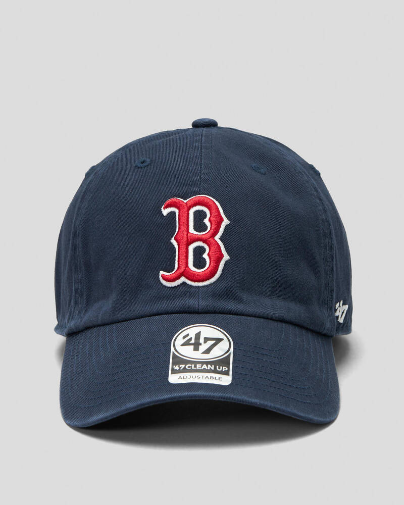 Forty Seven Boston Red Sox Navy '47 Clean Up Strapback for Mens