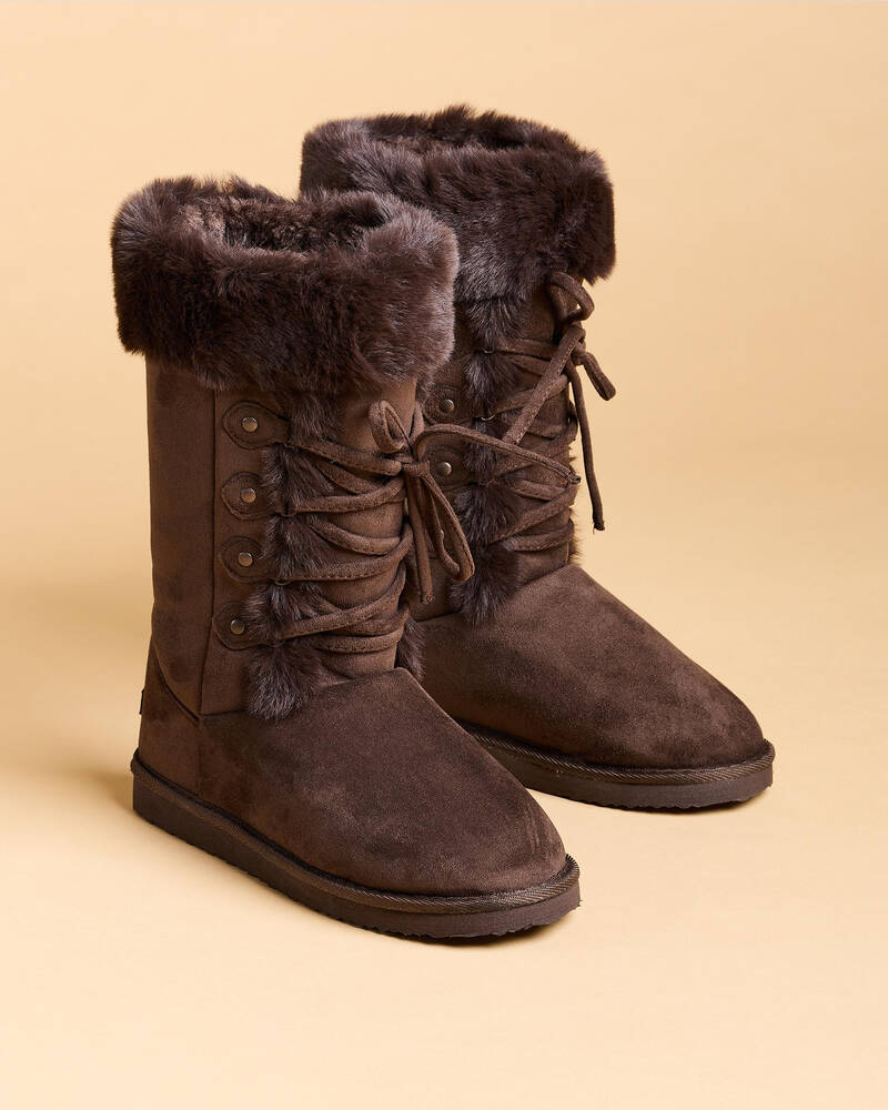 Mooloola Astrid Slipper Boots for Womens