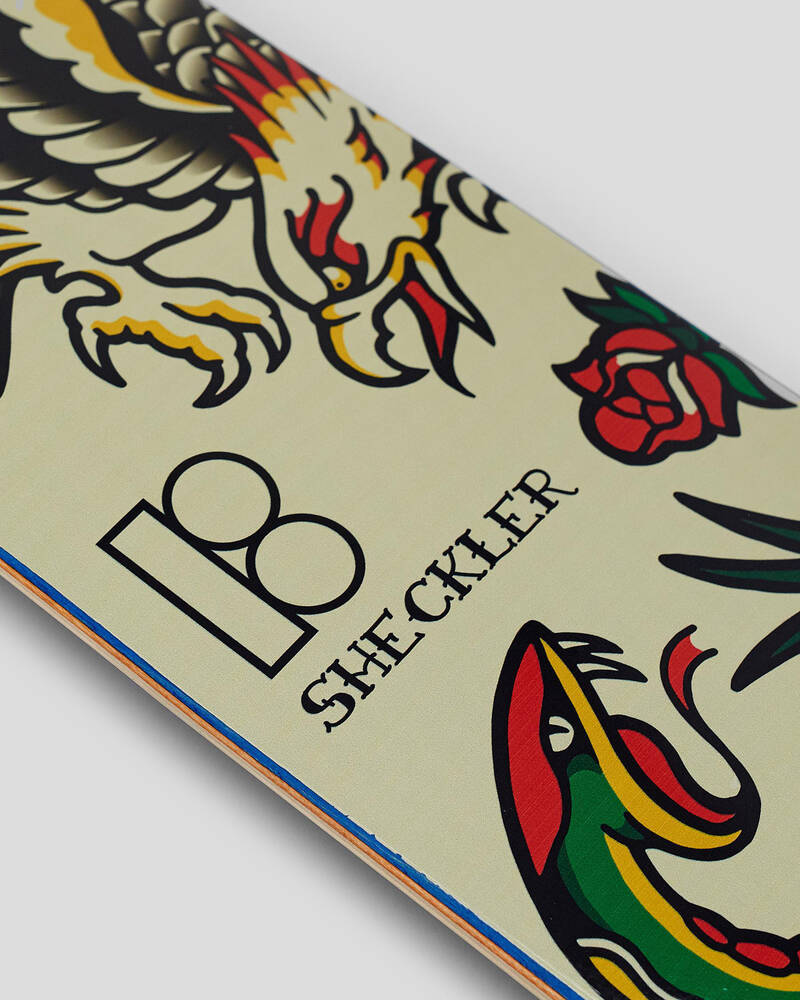 Plan B Sheckler Traditional 8.0" Skateboard Deck for Unisex
