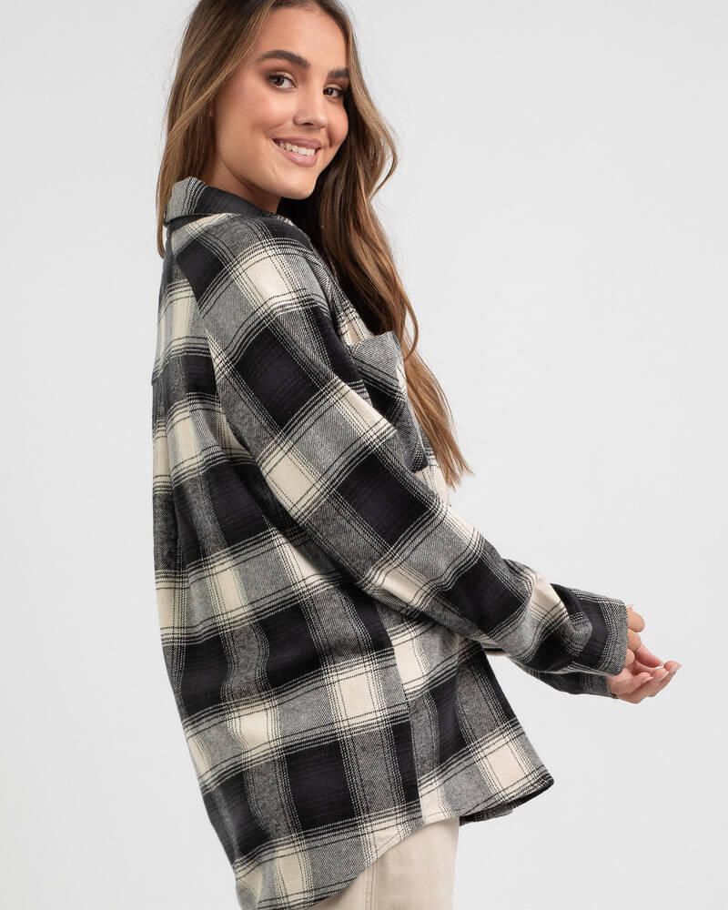Rip Curl Count Flannel Shirt for Womens