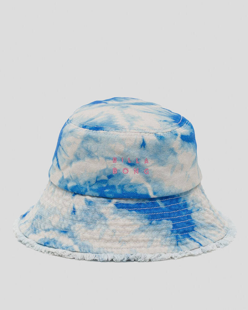 Billabong Girls' Beached Blue Bucket Hat for Womens