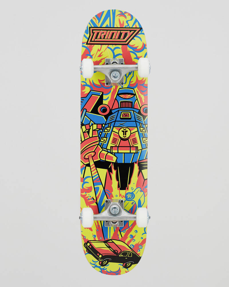 Trinity Distributions Complete 7.25" Riot-Bot Skateboard for Unisex