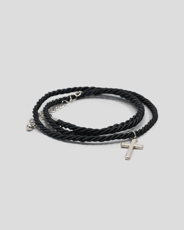 REPUBLIK Rope Cross Combo Bracelet Pack for Mens