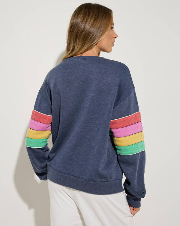 Rip Curl Surf Revival Relaxed Crewneck Sweatshirt for Womens