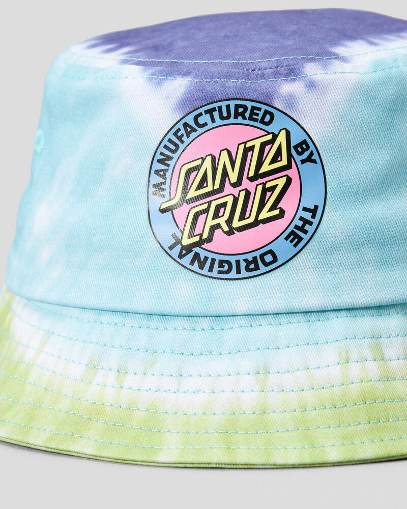 Santa Cruz MFG Dot Retro Bucket Hat for Womens