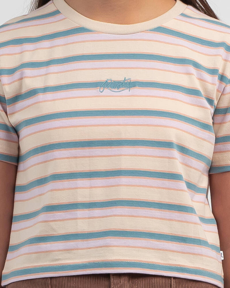 Rusty Girls' Throwback Time Cropped T-Shirt for Womens