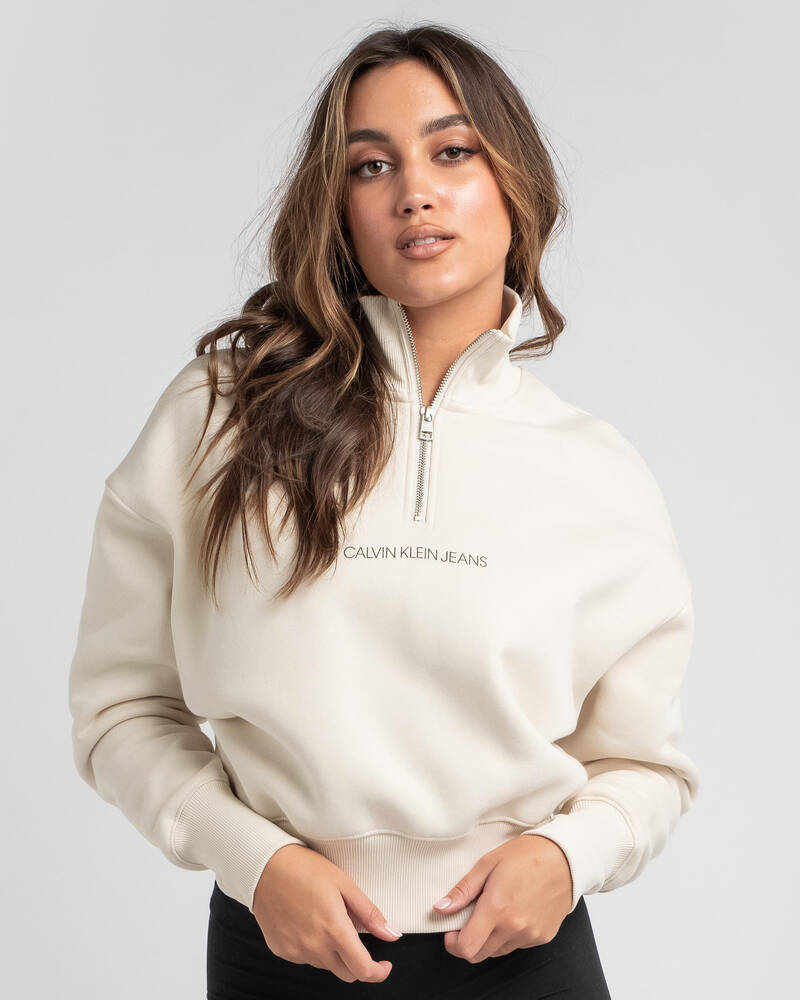Calvin Klein Reflective Logo Sweatshirt for Womens