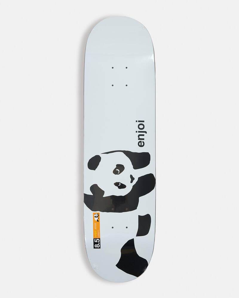Enjoi Whitey Panda R7 8.5" Skateboard Deck for Unisex