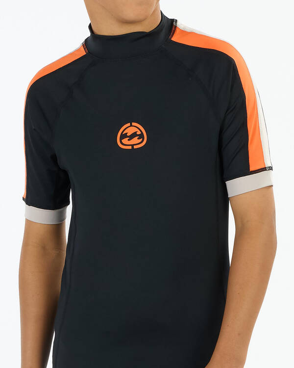 Billabong Boys Spec 73 Short Sleeve Rash Vest for Mens