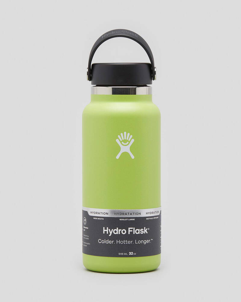 Hydro Flask 32oz Wide Mouth Drink Bottle In Seagrass Fast Shipping
