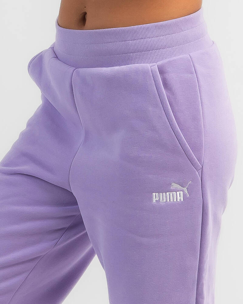 Puma Essential Embroidery Track Pants for Womens