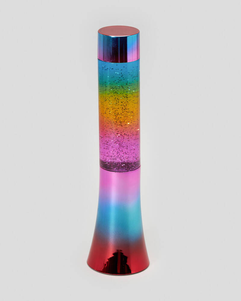 Mooloola Rainbow Glitter 33cm Lamp for Womens