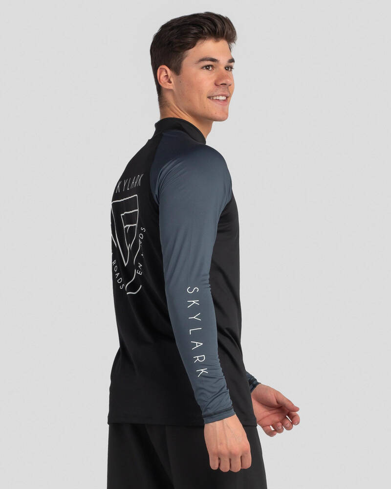 Skylark Fracture Long Sleeve Wetshirt for Mens