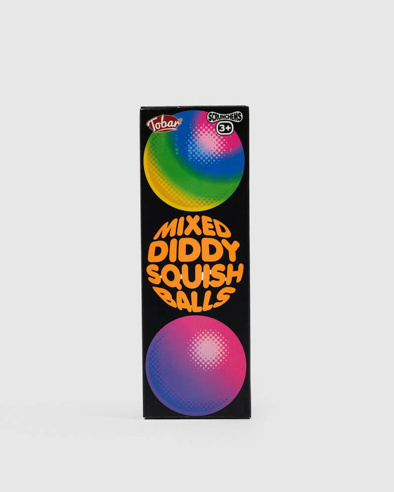 Scrunchems Mixed Squishy Ball 3pk Fidget Toy for Unisex