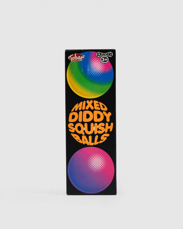 Scrunchems Mixed Squishy Ball 3pk Fidget Toy for Unisex