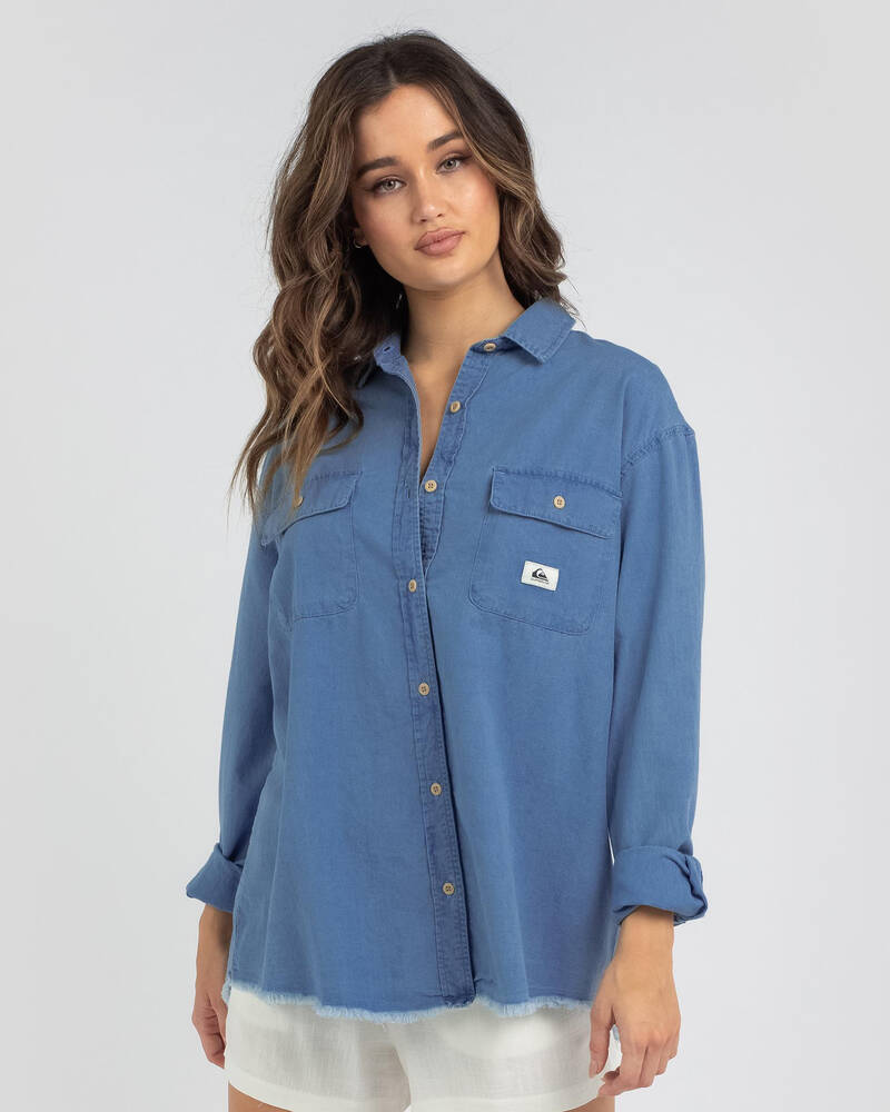 Quiksilver X-Boyfriends Long Sleeve Shirt for Womens