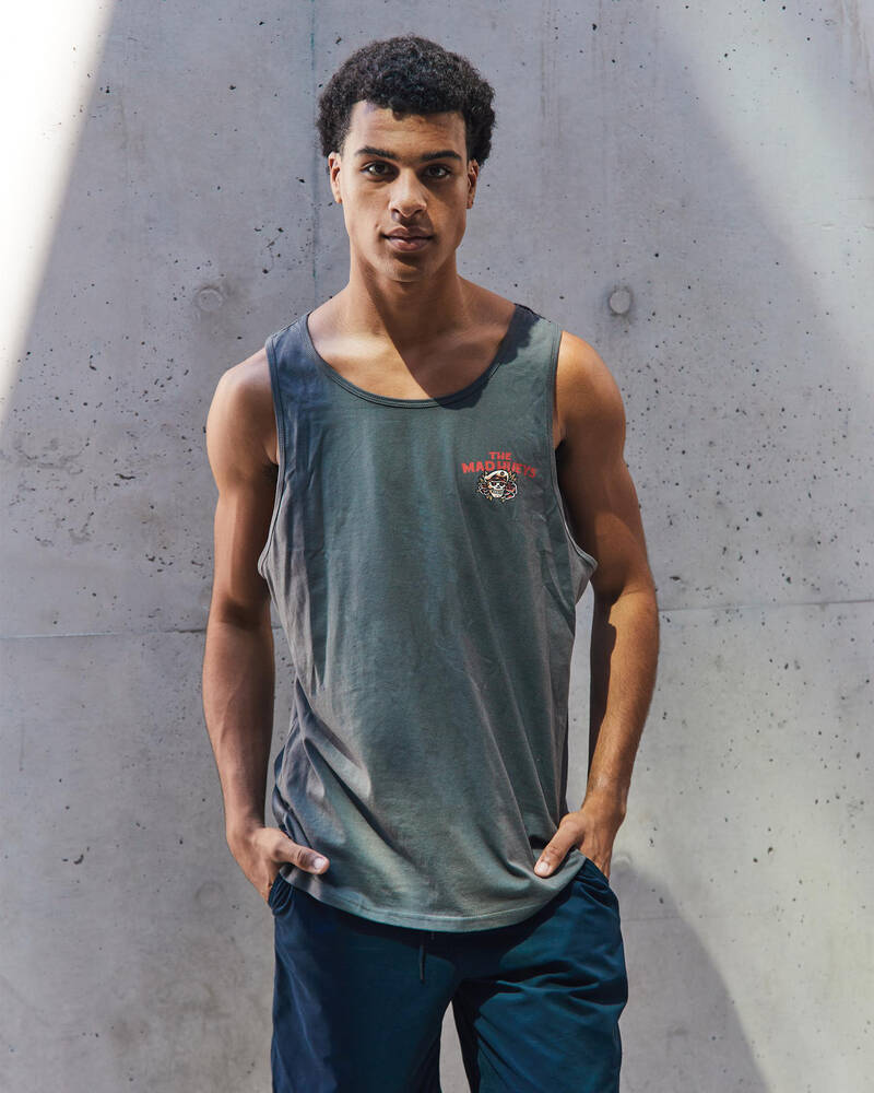 The Mad Hueys Fish Till You're Dead Singlet for Mens