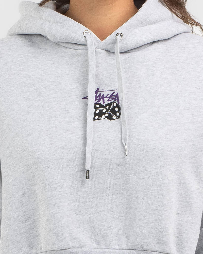 Stussy Pair of Dice Cropped Hoodie for Womens